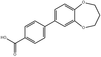 4-(3,4-dihydro-2H-1,5-benzodioxepin-7-yl)benzenecarboxylic acid