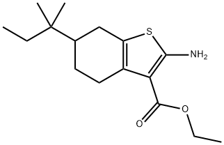 Ethyl 2-amino-6-(1,1-dimethylpropyl)-4,5,6,7-tetrahydro-1-benzothiophene-3-carbox