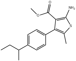 Methyl 2-amino-4-(4-sec-butylphenyl)-5-methylthiophene-3-carboxylate