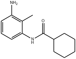 N-(3-Amino-2-methylphenyl)cyclohexanecarboxamide Structural