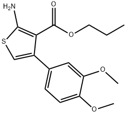 Propyl 2-amino-4-(3,4-dimethoxyphenyl)thiophene-3-carboxylate