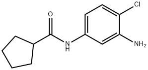 N-(3-amino-4-chlorophenyl)cyclopentanecarboxamide Structural