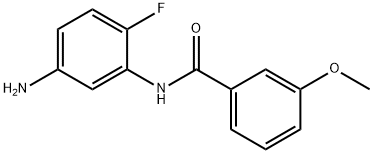 N-(5-amino-2-fluorophenyl)-3-methoxybenzamide Structural