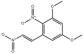 benzene, 1,5-dimethoxy-2-nitro-3-[(E)-2-nitroethenyl]- Structural