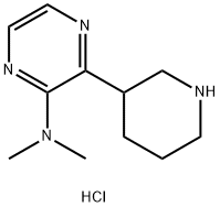 Dimethyl-(3-piperidin-3-yl-pyrazin-2-yl)-amine dihydrochloride Structural