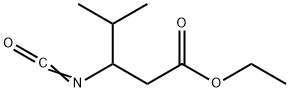 Ethyl 3-isocyanato-4-methylpentanoate Structural
