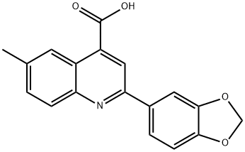 2-(1,3-BENZODIOXOL-5-YL)-6-METHYLQUINOLINE-4-CARBOXYLIC ACID