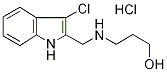 3-[(3-CHLORO-1H-INDOL-2-YLMETHYL)-AMINO]-PROPAN-1-OL HYDROCHLORIDE