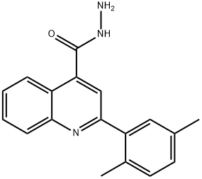 2-(2,5-DIMETHYLPHENYL)QUINOLINE-4-CARBOHYDRAZIDE