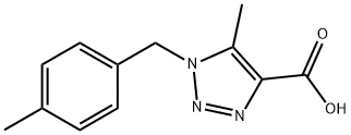 5-methyl-1-(4-methylbenzyl)-1H-1,2,3-triazole-4-carboxylic acid