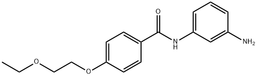 N-(3-Aminophenyl)-4-(2-ethoxyethoxy)benzamide Structural