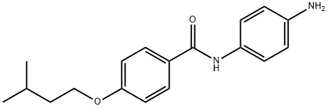 N-(4-Aminophenyl)-4-(isopentyloxy)benzamide Structural