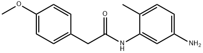 N-(5-Amino-2-methylphenyl)-2-(4-methoxyphenyl)-acetamide Structural