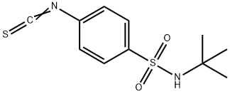 N-(tert-Butyl)-4-isothiocyanatobenzenesulfonamide Structural