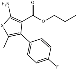 Propyl 2-amino-4-(4-fluorophenyl)-5-methylthiophene-3-carboxylate