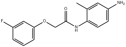 N-(4-amino-2-methylphenyl)-2-(3-fluorophenoxy)acetamide Structural