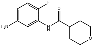 N-(5-Amino-2-fluorophenyl)tetrahydro-2H-pyran-4-carboxamide Structural