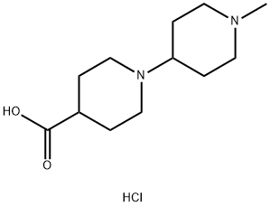 1''-METHYL-[1,4'']BIPIPERIDINYL-4-CARBOXYLIC ACIDHYDROCHLORIDE Structural