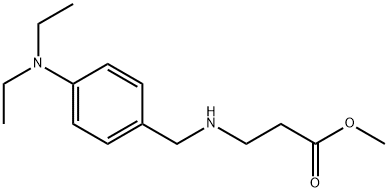 Methyl 3-{[4-(diethylamino)benzyl]amino}propanoate Structural
