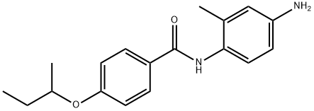 N-(4-Amino-2-methylphenyl)-4-(sec-butoxy)benzamide Structural