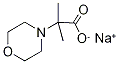 Sodium 2-methyl-2-morpholin-4-ylpropanoate Structural