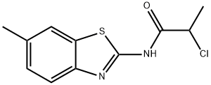 2-chloro-N-(6-methyl-1,3-benzothiazol-2-yl)propanamide