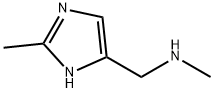 N-Methyl-N-[(2-methyl-1H-imidazol-4-yl)methyl]amine Structural