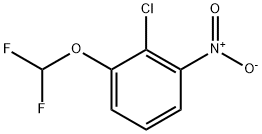 2-Chloro-1-(difluoromethoxy)-3-nitro-benzene Structural