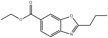 Ethyl 2-propyl-1,3-benzoxazole-6-carboxylate Structural