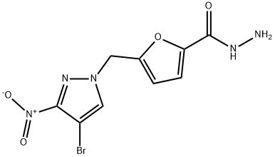 5-[(4-BROMO-3-NITRO-1H-PYRAZOL-1-YL)METHYL]-2-FUROHYDRAZIDE