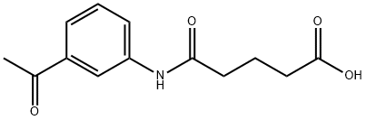 5-[(3-ACETYLPHENYL)AMINO]-5-OXOPENTANOIC ACID