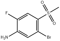 5-BROMO-2-FLUORO-4-METHYLSULFONYLANILINE