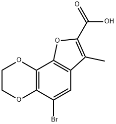 5-BROMO-7-METHYL-2,3-DIHYDROFURO[2,3-F][1,4]BENZODIOXINE-8-CARBOXYLIC ACID