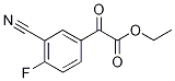 ETHYL 3-CYANO-4-FLUOROBENZOYLFORMATE