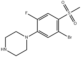 1-[(2-Fluoro-5-bromo-4-methylsulfonyl)phenyl]-piperazine