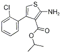Isopropyl 2-amino-4-(2-chlorophenyl)thiophene-3-carboxylate Structural