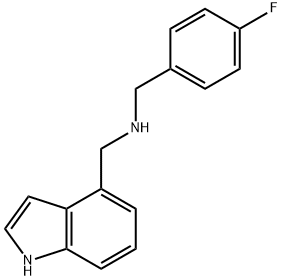 N-(4-Fluorobenzyl)-N-(1H-indol-4-ylmethyl)amine