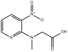 [methyl(3-nitropyridin-2-yl)amino]acetic acid Structural