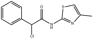 2-chloro-N-(4-methyl-1,3-thiazol-2-yl)-2-phenylacetamide