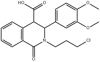 2-(3-chloropropyl)-3-(3,4-dimethoxyphenyl)-1-oxo-1,2,3,4-tetrahydroisoquinoline-4-carboxylic acid