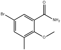 benzamide, 5-bromo-2-methoxy-3-methyl- Structural