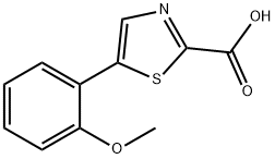 Sodium 5-(2-methoxyphenyl)-1,3-thiazole-2-carboxylate Structural