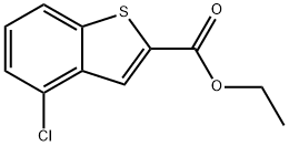 Ethyl 4-chloro-1-benzothiophene-2-carboxylate Structural