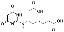 6-(4,6-DIOXO-1,4,5,6-TETRAHYDRO-PYRIMIDIN-2-YLAMINO)-HEXANOIC ACID ACETATE Structural