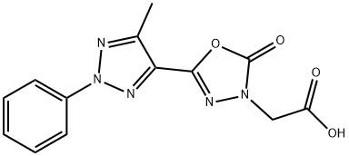 [5-(5-methyl-2-phenyl-2h-1,2,3-triazol-4-yl)-2-oxo-1,3,4-oxadiazol-3(2h)-yl]acetic acid Structural