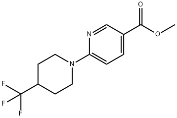 methyl 6-[4-(trifluoromethyl)piperidino]nicotinate