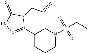 4-Allyl-5-[1-(ethylsulfonyl)piperidin-3-yl]-4H-1,2,4-triazole-3-thiol