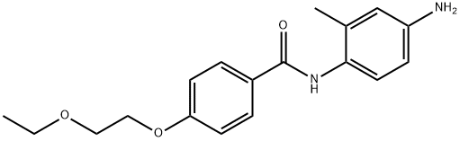 N-(4-Amino-2-methylphenyl)-4-(2-ethoxyethoxy)-benzamide Structural