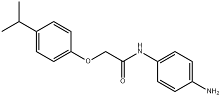 N-(4-Aminophenyl)-2-(4-isopropylphenoxy)acetamide Structural