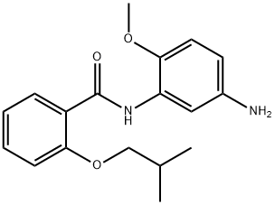 N-(5-Amino-2-methoxyphenyl)-2-isobutoxybenzamide Structural